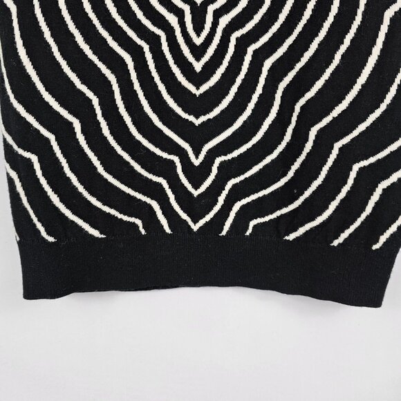 Trippy Geometric Bold Funky Basic T-Shirt Marc by Marc Jacobs Knit Sweater XS - Picture 8 of 10